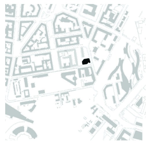 Site context map — Tour Gulliout location in Lyon city centre